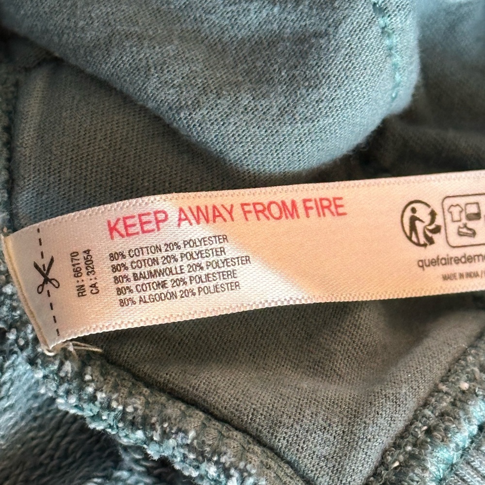 NWT sz S Free People FP Movement All Star Buti Logo Pullover Midnight Jade Combo - Picture 10 of 10